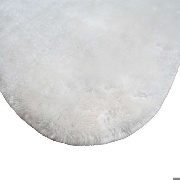White Faux Fur Rug 130x190