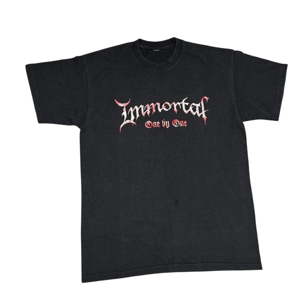 Vintage Immortal Black Metal Band T-Shirt Tour Concert Darkthrone Bathory Mayhem