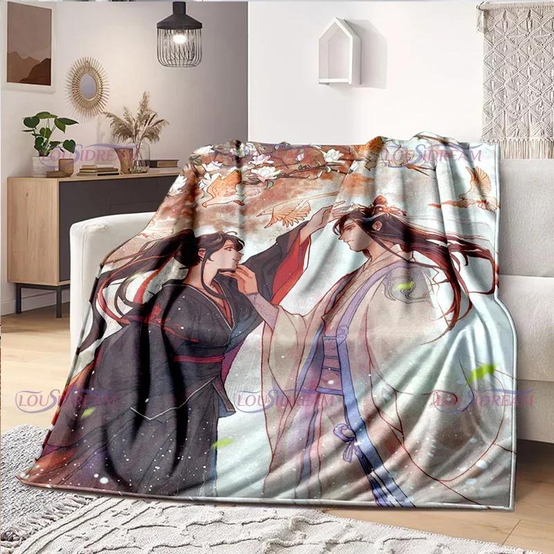 Tegneserier tegneserie Mo Dao Zu Shi Wei Wuxian Flanellteppe Sofa Jente Varmt Hjem Lan Wangji Teppe Gave Tilpass Kvinne Sengetøy