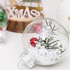 ABMH-30PCS Christmas Decorations 6Cm Transparent Ball Christmas Ball Set Christmas Tree Pendant