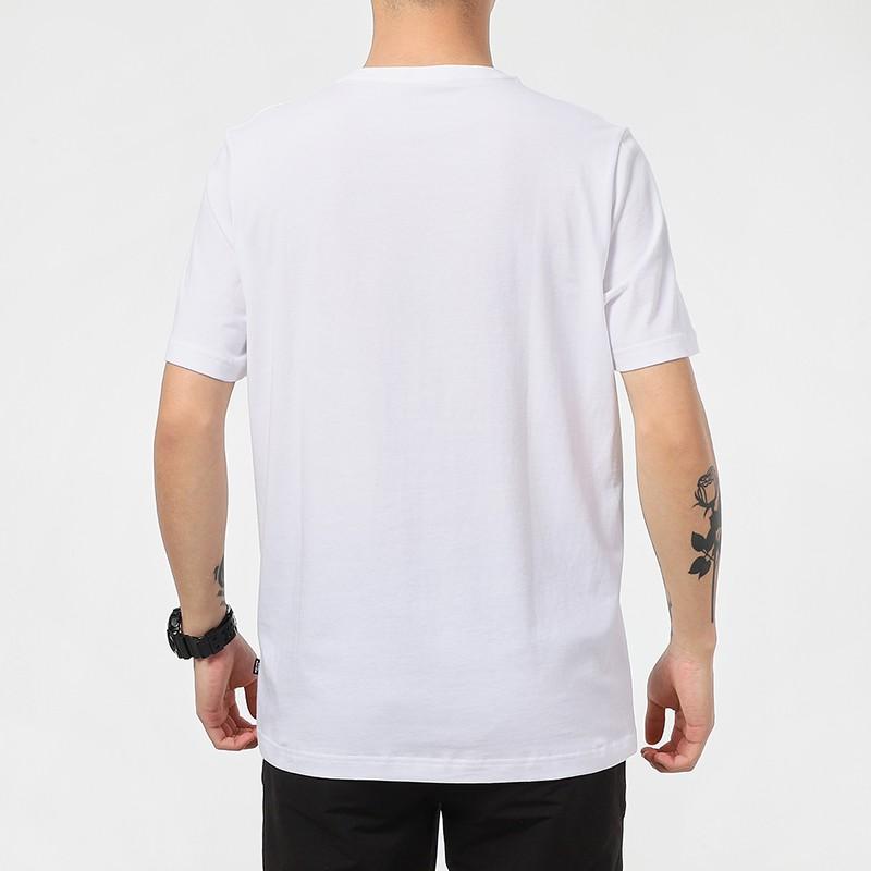 Puma Logo Print Breathable Running T-Shirt Men Tops White 845575-02