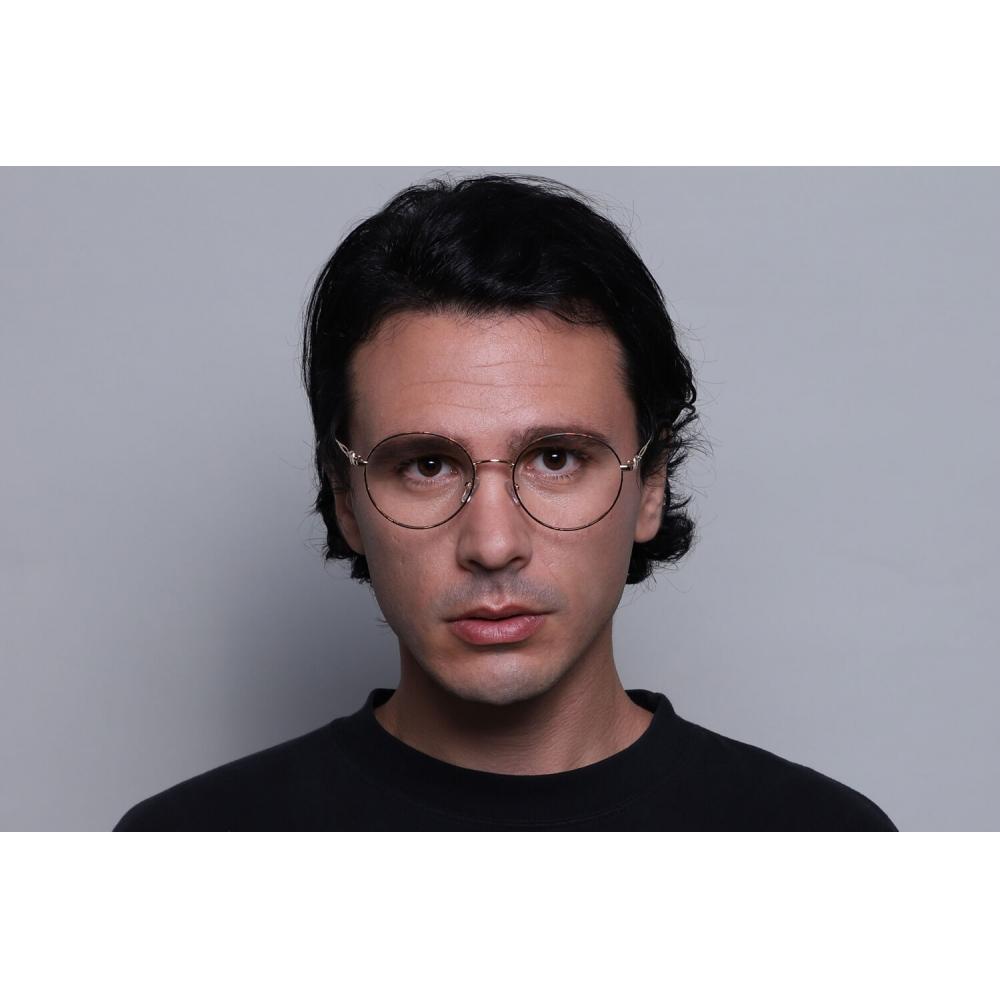 Full Rim Round Tortoise Gold Smartbuy Collection Grosmorne L120e Fashion Unisex Eyeglasses