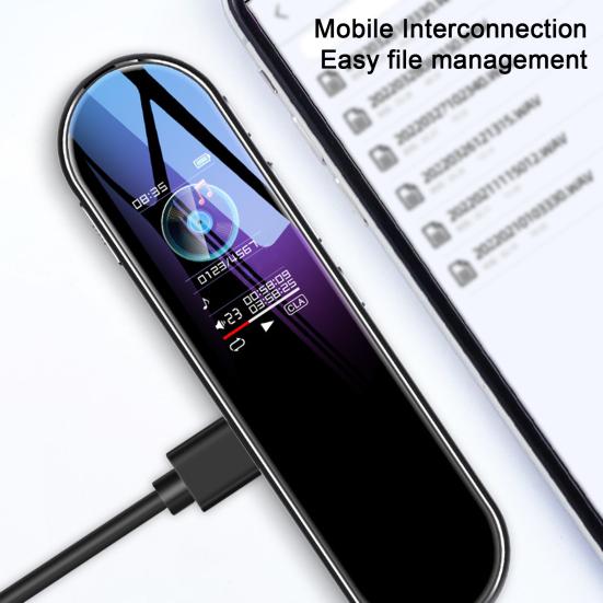 Voice Recorder with Stereo Sound Dynamic 64GB Noise Reduction Auto-Timing Meeting Records