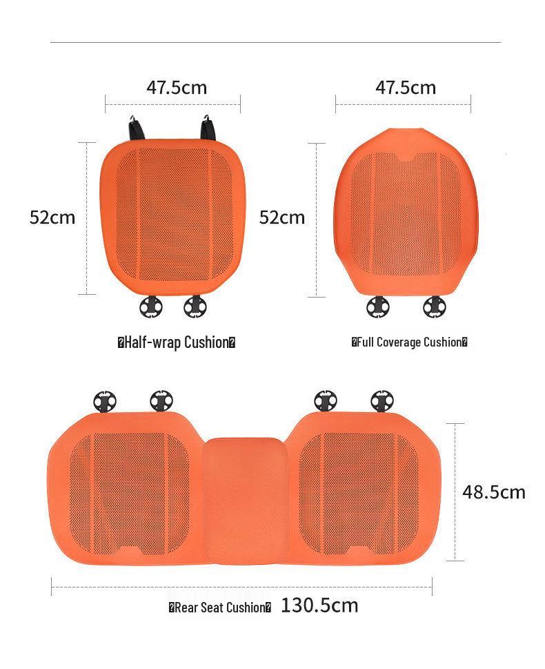 ZEEKR 001/009/X All-Season Car Seat Cushion with Breathable Cover and Integrated Backrest