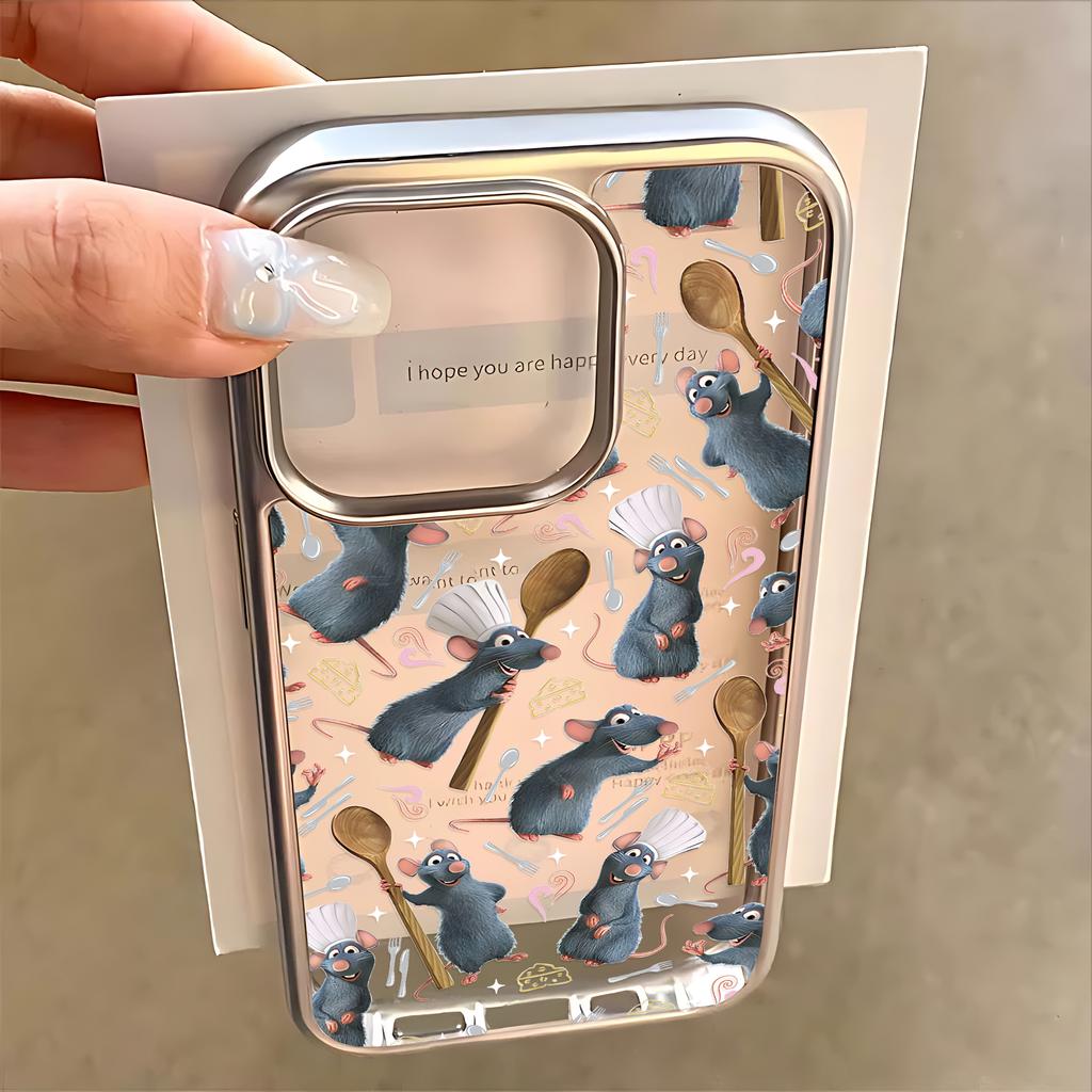 Film R-Ratatouille Remy Phone Case for iPhone 17 16e 16 15 14 13 12 11 Air Pro Max X XR XSMAX 8 7 Plus Luxury Clear Back Cover