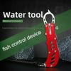 Portable Fishing Gripper Stainless Steel Lock Fish Lip Grabber Powerful Gripper Trigger Ice Sea Fishing Tackle Gear Accessories