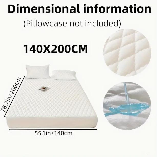 Customized Waterproof Fitted Sheet & Incontinence Mattress Protector - Antibacterial.