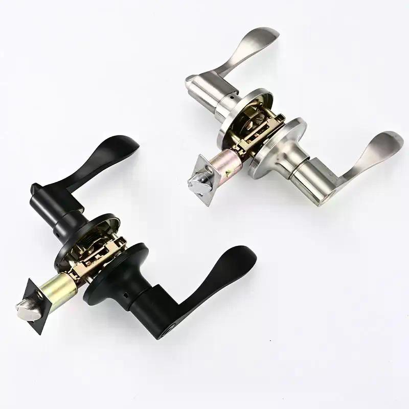 Door Handle Lock Round Entry Security Privacy Sliding Front Doors Entrance Keyed Locks For Bedroom Living Room Household