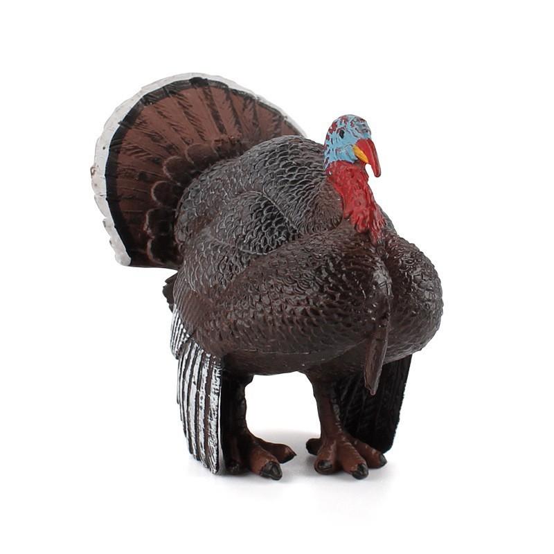 

ПВХ Модель Сільськогосподарської Тварини Індичка Іграшка Колекційна Для Дітей Класна Навчальна та Декоративна Turkey D