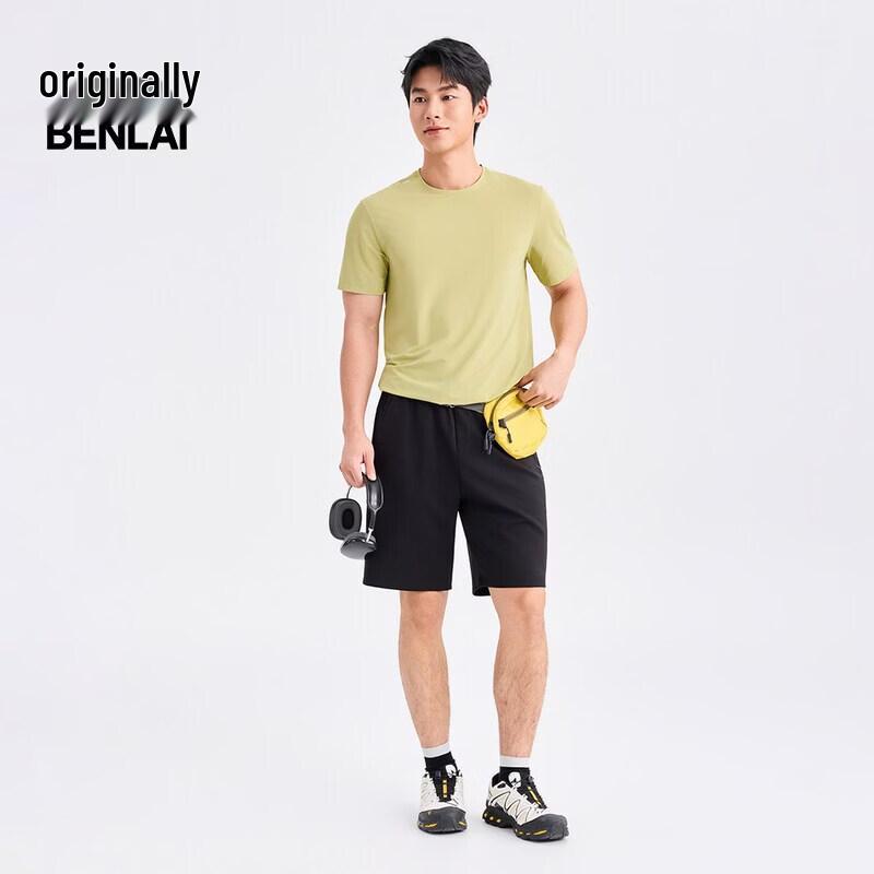 Benlai Men's Quick-Dry Casual Sport Short-Sleeve T-Shirt BRM460007