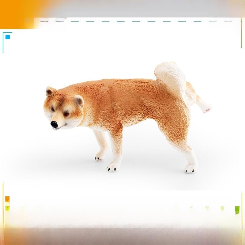Pvc Realistic Shiba Inu Puppy Figure For Childrens Cognitive Play Animal Decor