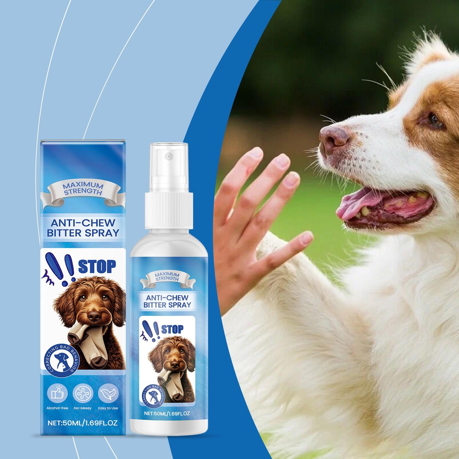 

Dog stop chewing spray, dog training and behavior Assistance Spray One Size