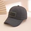 Fashion Embroidered Us Flag Baseball Cap, Soft Top Curved Brim Adjustable Sun Hat, Outdoor Travel Shade Cap