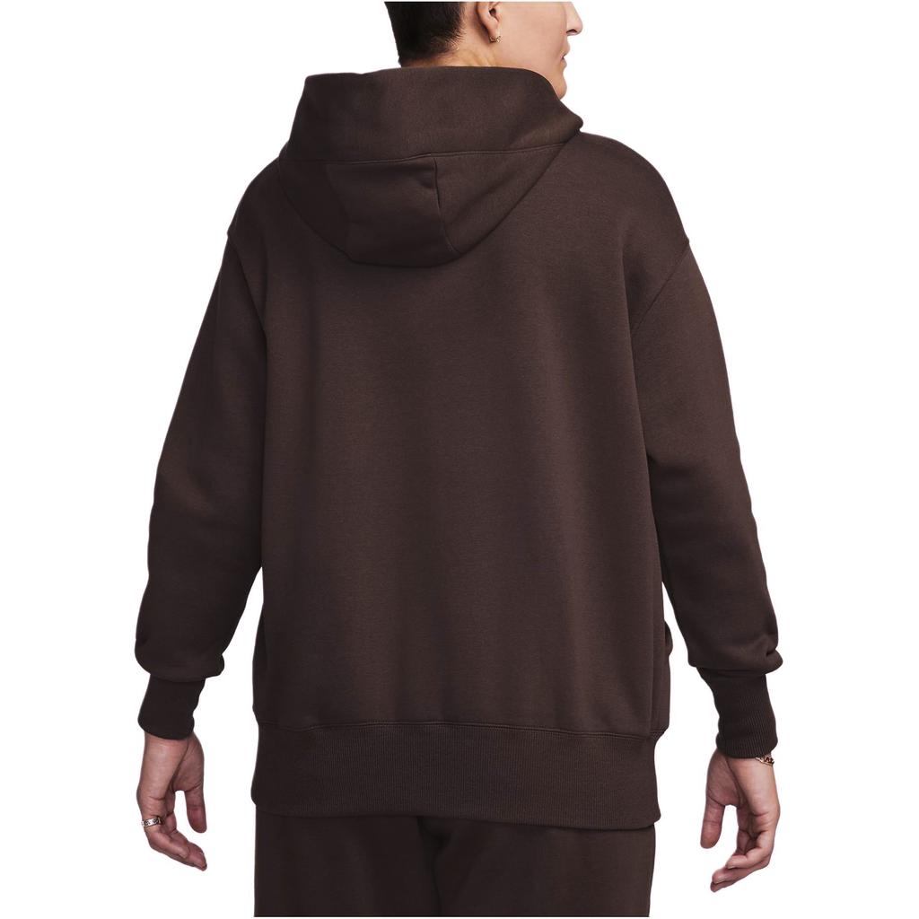 Nike Solid Color Hooded Zip-Up Casual Jacket Women Jacket Baroque-Brown DQ5759-237