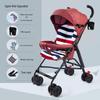 Lightweight Folding Umbrella Stroller with Reclining Seat for Babies and Toddlers