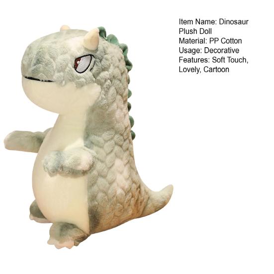 Exquisite Plush Dinosaur Doll Cartoon Stuffed Soft Companion Fluffy Animal Kids Plush Toy Birthday Gift