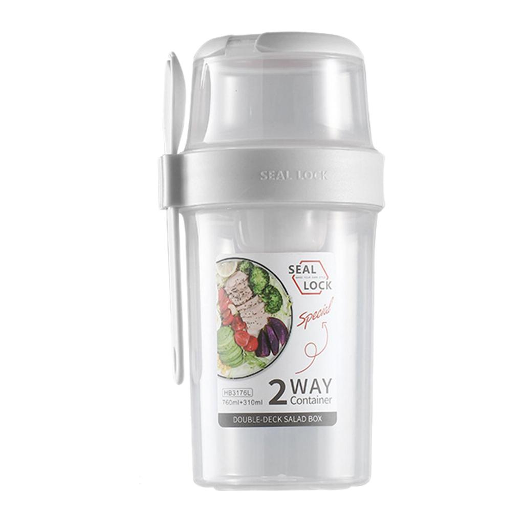 Breakfast Salad Cup Multipurpose Salad Cup Container for Lunch Practical Cereal Cup for Business Work Travel Picnic Dorm