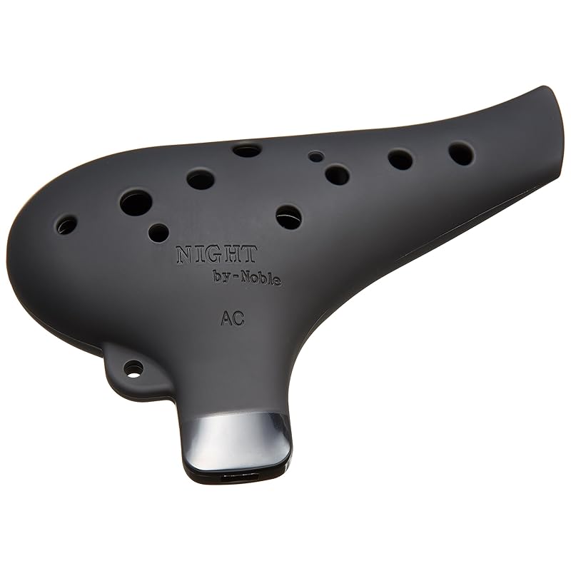 

NIGHT by Noble Night Ocarina, Plastic, AC, Black Rubber Finish