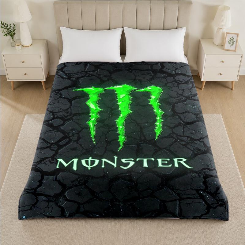 Monster Energy Iespiests Flaneļa Segas Mājīga