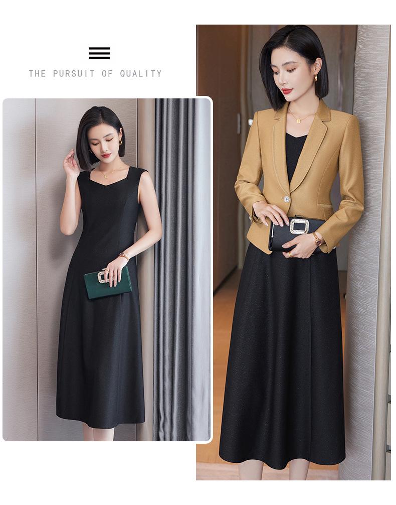 Women's White Slimming Suit Jacket – Spring/Autumn 2025: High-End, Formal, Professional Socialite Style