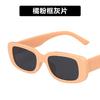 European and American small frame sunglasses, simple square new models, sunglasses, fashionable punk street shooting catwalk glasses