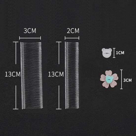 1 zestaw Stitchy Quick Clothing Fixer z 20 broszkami i 100 klamrami w kształcie niedźwiedzia Cienka igła do szycia bezszwowego Kołdra Kołdra Kołdra Mocowanie zapięcia