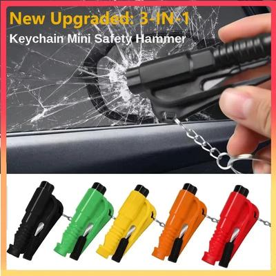 3-in-1Car Safety Hammer Mini Car With A Multi-functional Escape Hammer To Break The Glass Rescue Hammer Car Window One Second