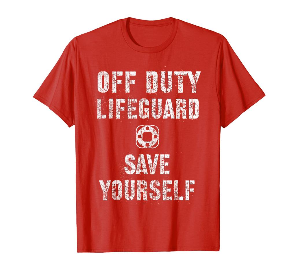 Cute Save Your Off Duty Lifeguard Swimming Pool Beach T-Shirt