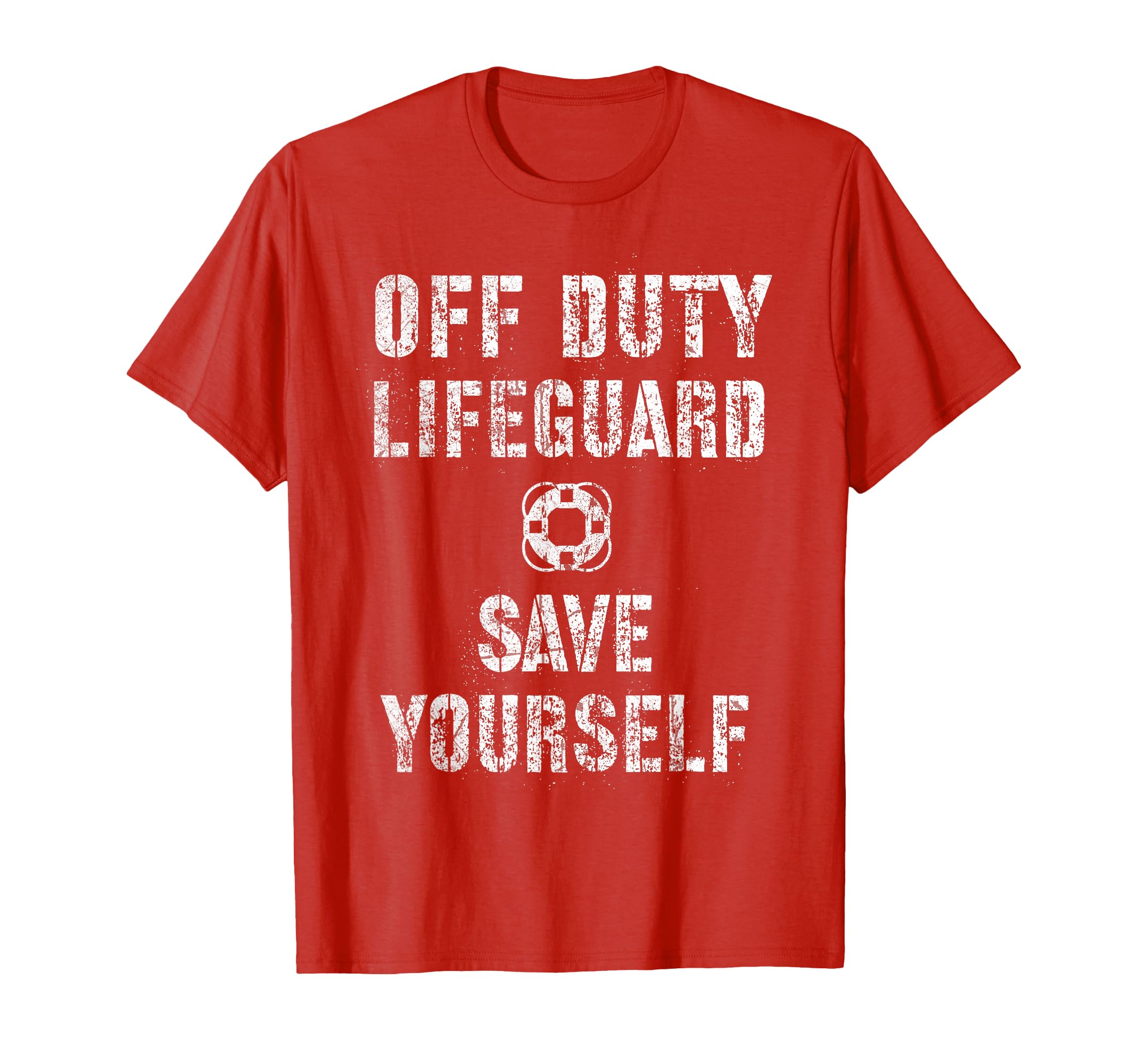 

Cute Save Your Off Duty Lifeguard Swimming Pool Beach T-Shirt чорний