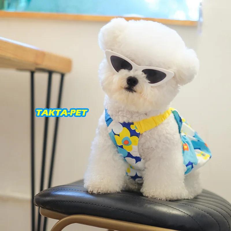 

Spring and Summer seasons Pet Princess Dresses for Small Girl Dog,Puppy Sundress Doggy Outfit Dogs Cats Rabbits XS