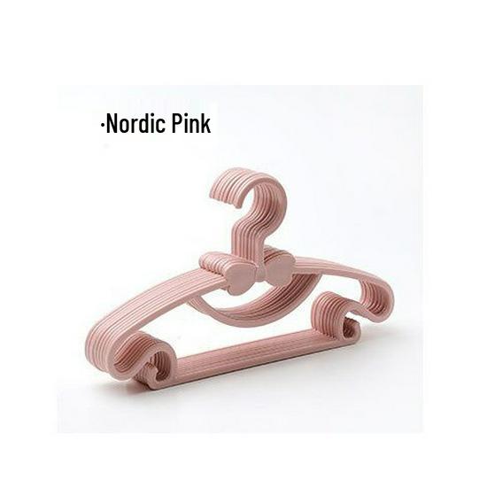 Wielofunkcyjne Plastikowe Wieszaki na Ubrania i Spodnie dla Dzieci - Przenośne, Magiczne Rozwiązanie do Przechowywania Ubrań dla Niemowląt i Małych Dzieci