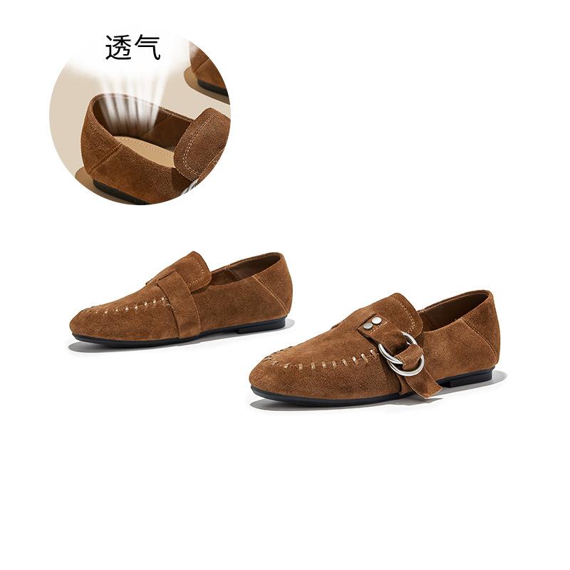 The first layer of sheepskin insoles, two loafers for women's 2025 autumn new high-end leather single shoes, not tired women's shoes
