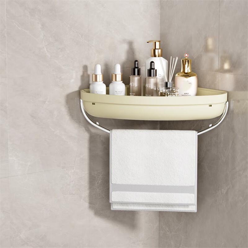 Danle Light Luxury Wall-Mounted Triangle Bathroom Shelf