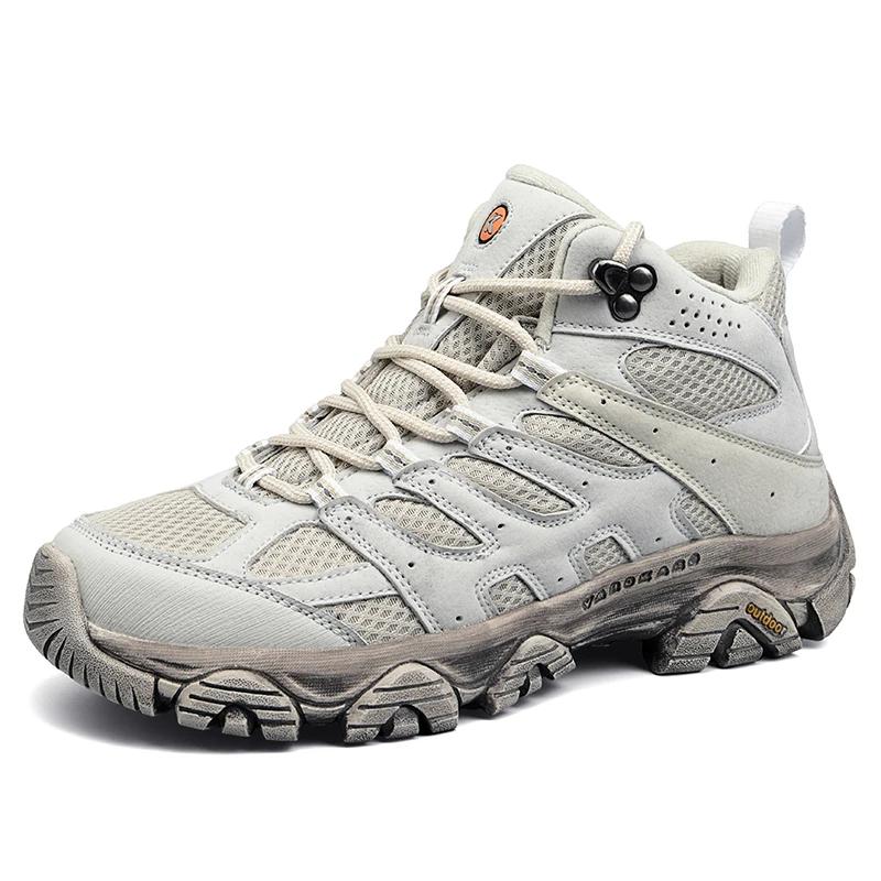 

Winter Boot Men Outdoor Hiking Boots Suede High Top Leather Outdoor Trekking Sneakers Mens Mountain Tactical Boots 46