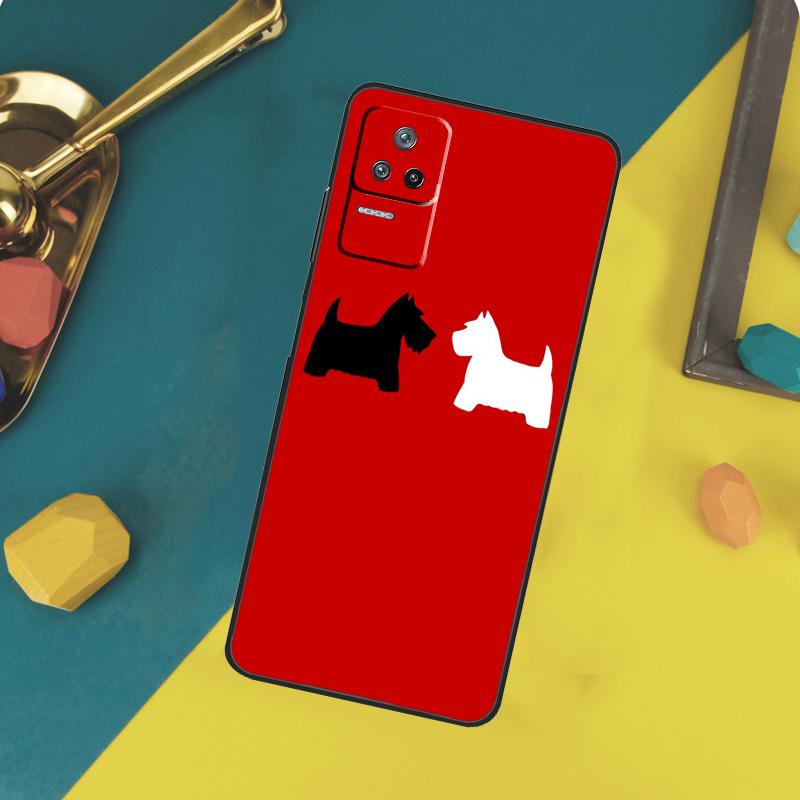 Cartoon Westie Dog Case For Xiaomi 15 14 13 Ultra 11T 12T 13T 14T Pro POCO X7 Pro X3 X5 X6 F5 F6 M6 Pro Funda