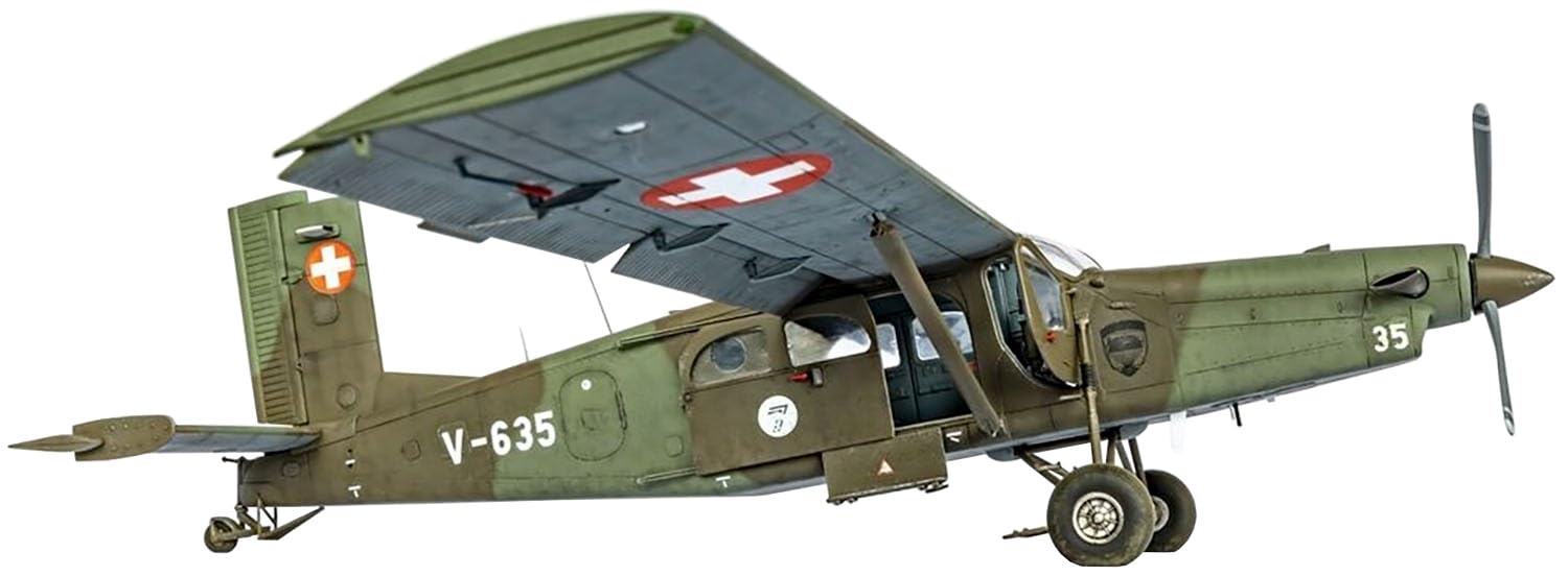 

Platz Heller 1/48 Pilatus PC-6 B2/H2 Turbo Porter Plastic Model Kit HE30410
