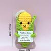 Positive Knitting Potato Doll Decoration with Card Positive Potato Doll for Birthday Party Office Decoration Good Luck Gifts