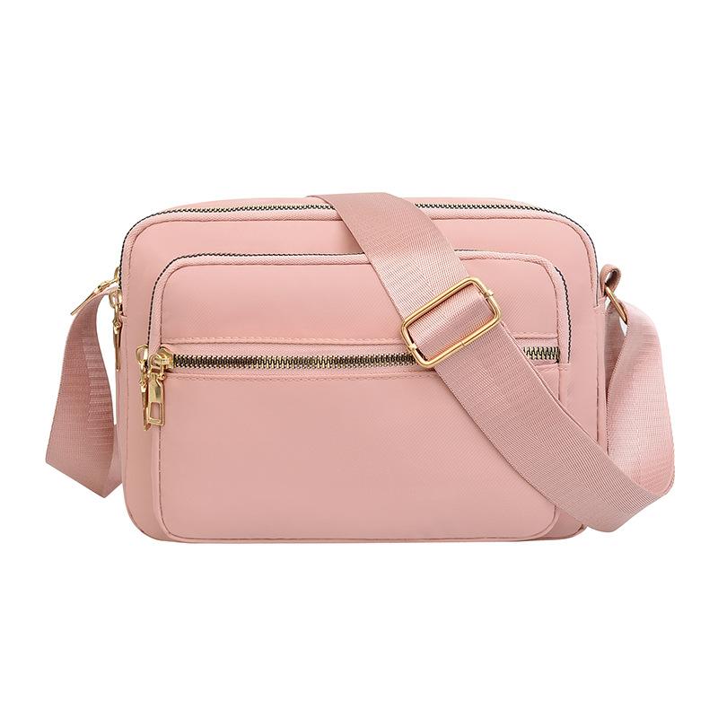 New Oxford cloth bag women's bag lightweight anti-splashing shoulder messenger bag mother bag mobile phone change cashier bag