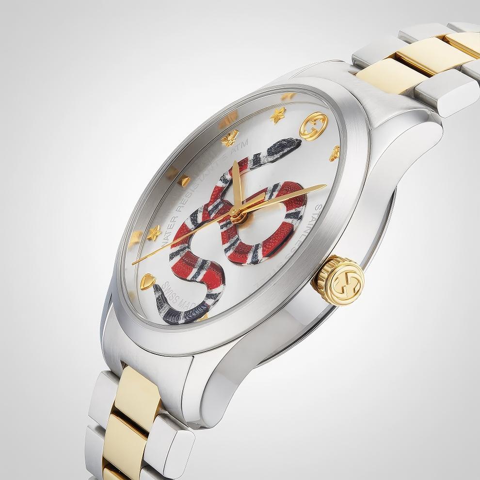 Gucci YA1264075 Pánské hodinky G-Timeless ve dvoubarevném provedení