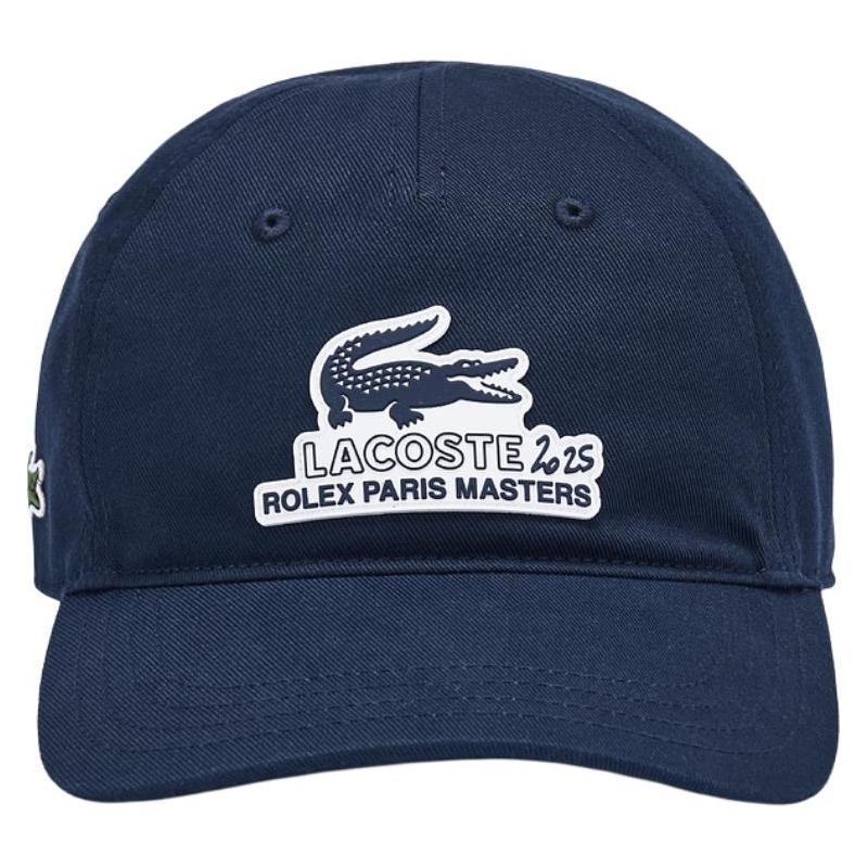 Lacoste Personalized Design Cotton Baseball Cap Unisex Couple Style White Navy Blue European and American Sports Casual Duckbill RK5725