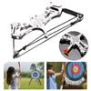 Mini Archery Bow Set Right Hand Mini Compound Bow Stainless Steel Catapult for Hunting Safe Suction Cup Arrow Game