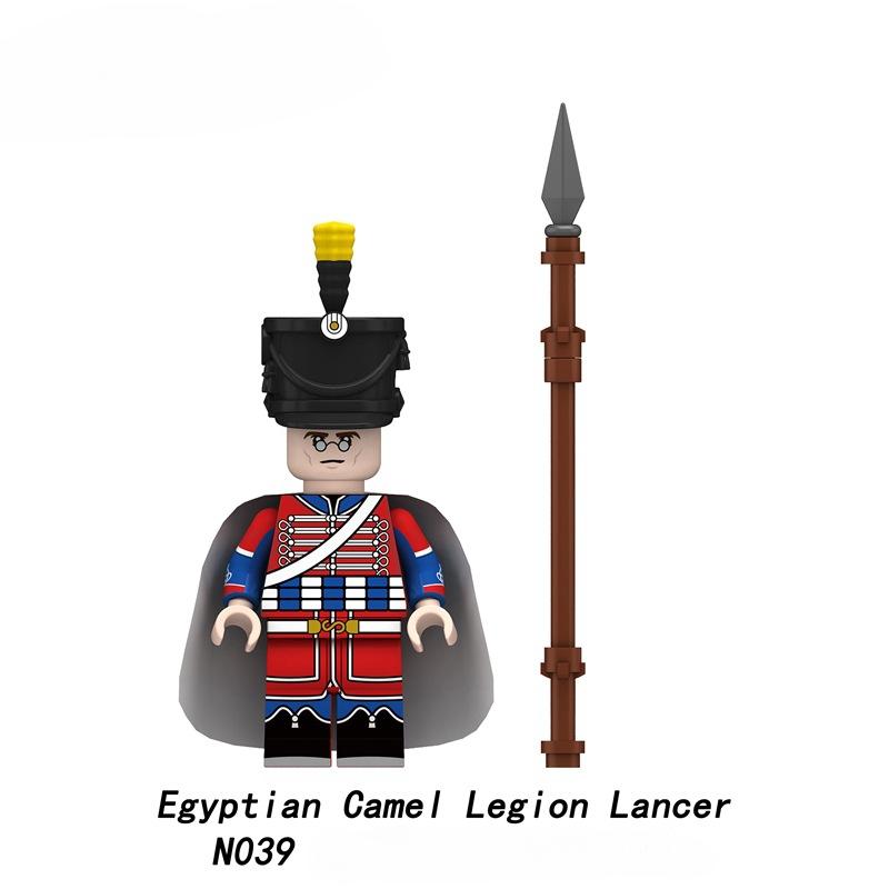 Action Figures Building Block French Artillery Educational Toys for Children N037 N038 N039 N040