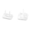 50pcs Solid Color Child Switch Socket Protector Safety Power Socket Cover  Home Electrical Safety