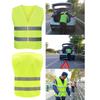 2/3pcs Reflective Vest Green/Orange High Visibility Clothing with Reflective Stripe For Outdoor Running Cycling Safety Traffic