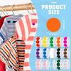Gersoniel 15000 Pcs 3/4 in Round Color Coding Labels Roll Adhesive Solid Colors Dot Stickers Assorted Colored Circle Stickers Dot Label Stickers for