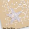 Multi-Color Sparkling Starfish Resin Charms for Crocs, Jewelry & Hair Clips