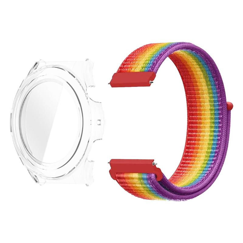 Nylon Loop Strap with TPU Case for Amazfit Cheetah Pro Cheetah Arround Replacment Watchband