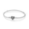 Originale 925 Sterling Sølv Armbånd Armbånd Krystallkule Kjærlighet Hjertelås Perler Charms Moments Armbånd For Kvinner DIY smykker