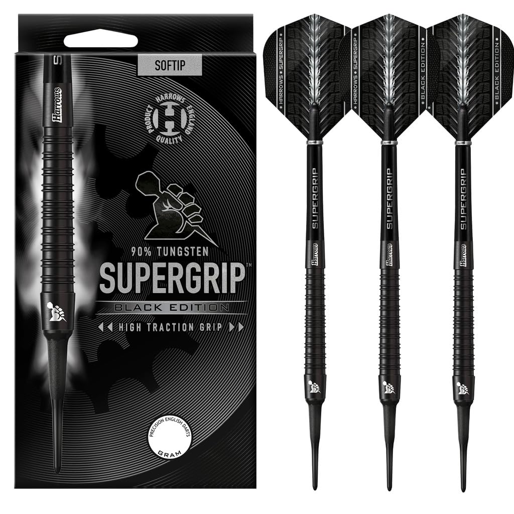

Дротики Halos Super Grip Black Edition 2BA 20г