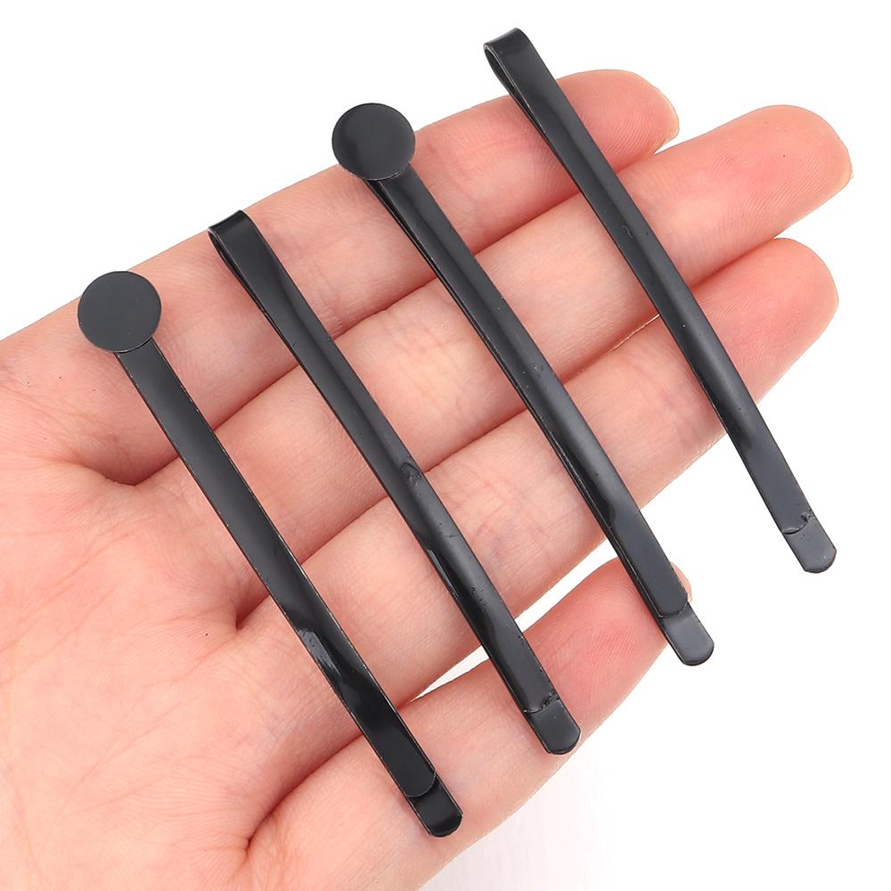 20Pcs Hair Clips Hairpin Simple Black Invisible Metal Hair Pin for Hair Styling Tools DIY Girls Bride Headwear Hair Accessories